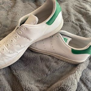 Stan Smith Adidas shoes white green men’s size 12